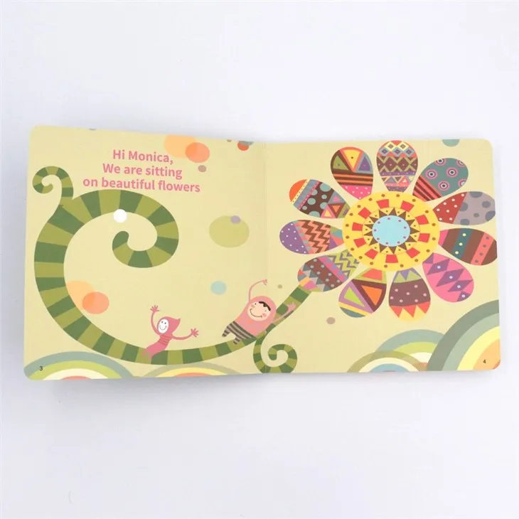 Best Friends Kids Learning Talking Book With Touch Button Customized